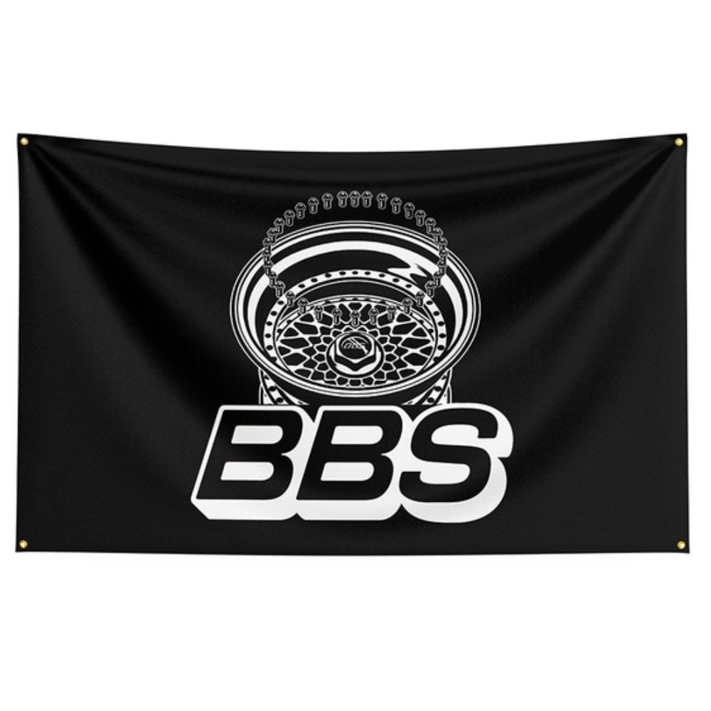 BBS Wheels Wall/Shop Flag 24"x36" (2'x3') Brand New